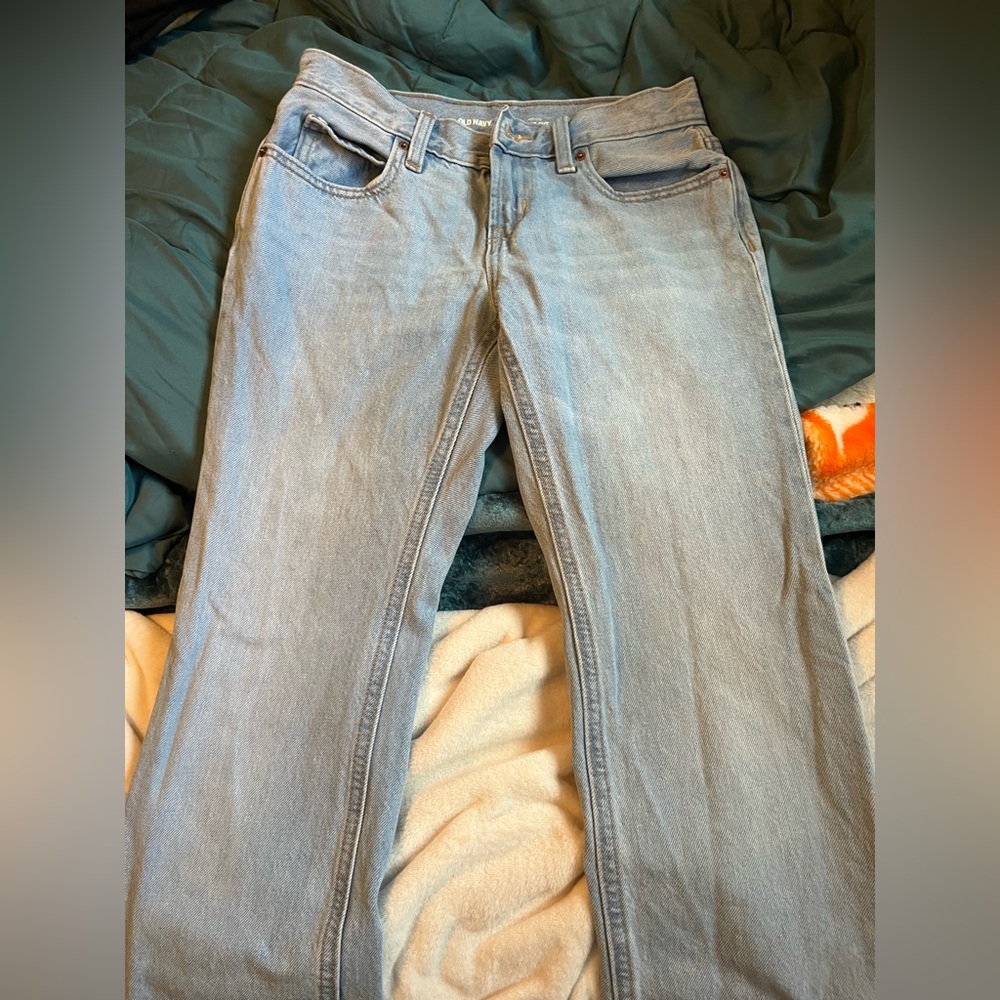 Petite or mid rise boot cut jeans from old navy